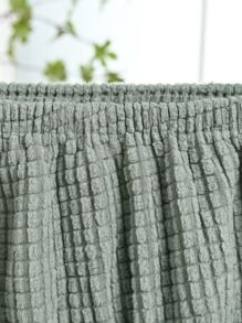 1入組提花織物椅套通用尺寸椅套餐廳座椅套家居裝飾 - 綠色 - 查看 5