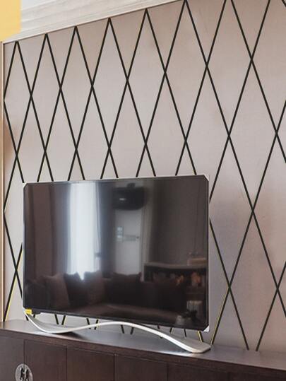 50M 拉丝地板边缘防水接缝墙贴墙缝天花板家居装饰自粘瓷砖胶带，贴纸，墙贴花，乙烯基贴花用于家居装饰，春季装饰物品刷新您的家，拉玛装饰贴纸