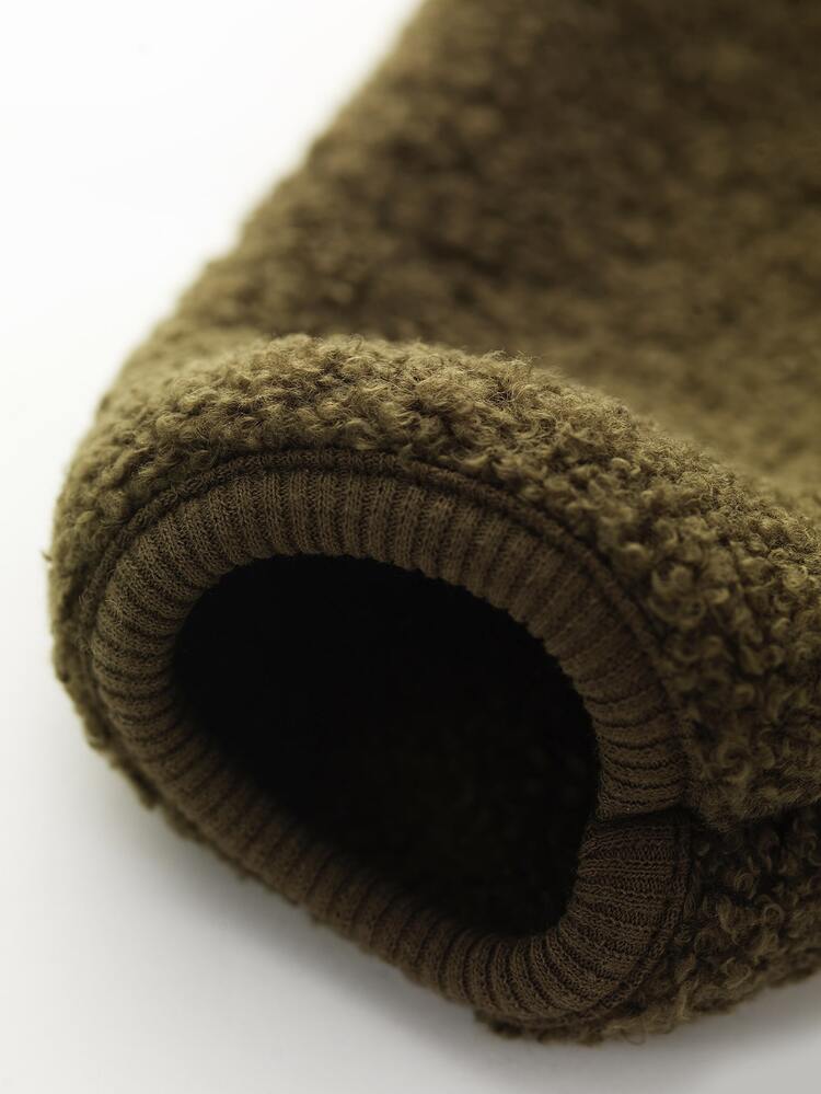 嬰兒卡通小熊印花羊羔毛運動衫 - 彩色 - 查看 4