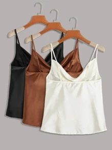 Áo hai dây Vắt màu trơn Giải trí - Nhiều màu - Xem 2