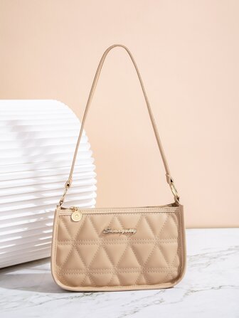 字母圖案紋理質感方包