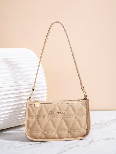 字母圖案紋理質感方包