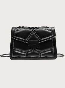 Yogodlns Túi vuông đính đá hình học nhẹ, thời trang, đeo vai đính đá, quà tặng Ngày của Mẹ cho mẹ, dành cho bé gái tuổi teen, nữ sinh viên đại học, tân binh và nhân viên văn phòng, hoàn hảo cho, đi làm, túi tốt nhất cho phụ nữ, dành cho bé gái tuổi teen, nữ sinh viên đại học, tân binh và nhân viên văn phòng, đi làm, ngoài trời, du lịch, đi chơi, túi cho phụ nữ, túi công sở thường ngày cho phụ nữ, hoàn hảo cho văn phòng, kinh doanh và công việc - màu đen - Xem 4