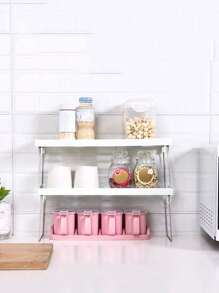 ชั้นวางของในครัว 1 ชิ้น - สีขาว - ดู 6