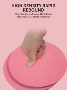 2pcs Non-slip Round Yoga Knee Pad - Pink - View 5