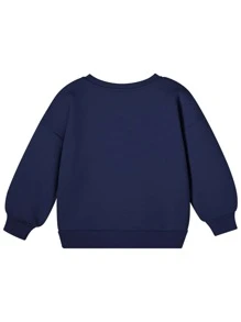 男孩標語圖案保暖衛衣