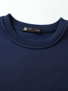 男孩標語圖案保暖衛衣