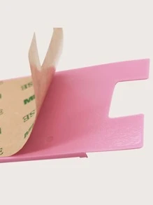 極簡風格自粘式卡包 - 粉色 - 查看 6