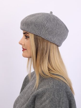 Solid Knit Beret