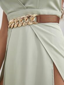 Dây đai trang trí chuỗi - màu nâu - Xem 6