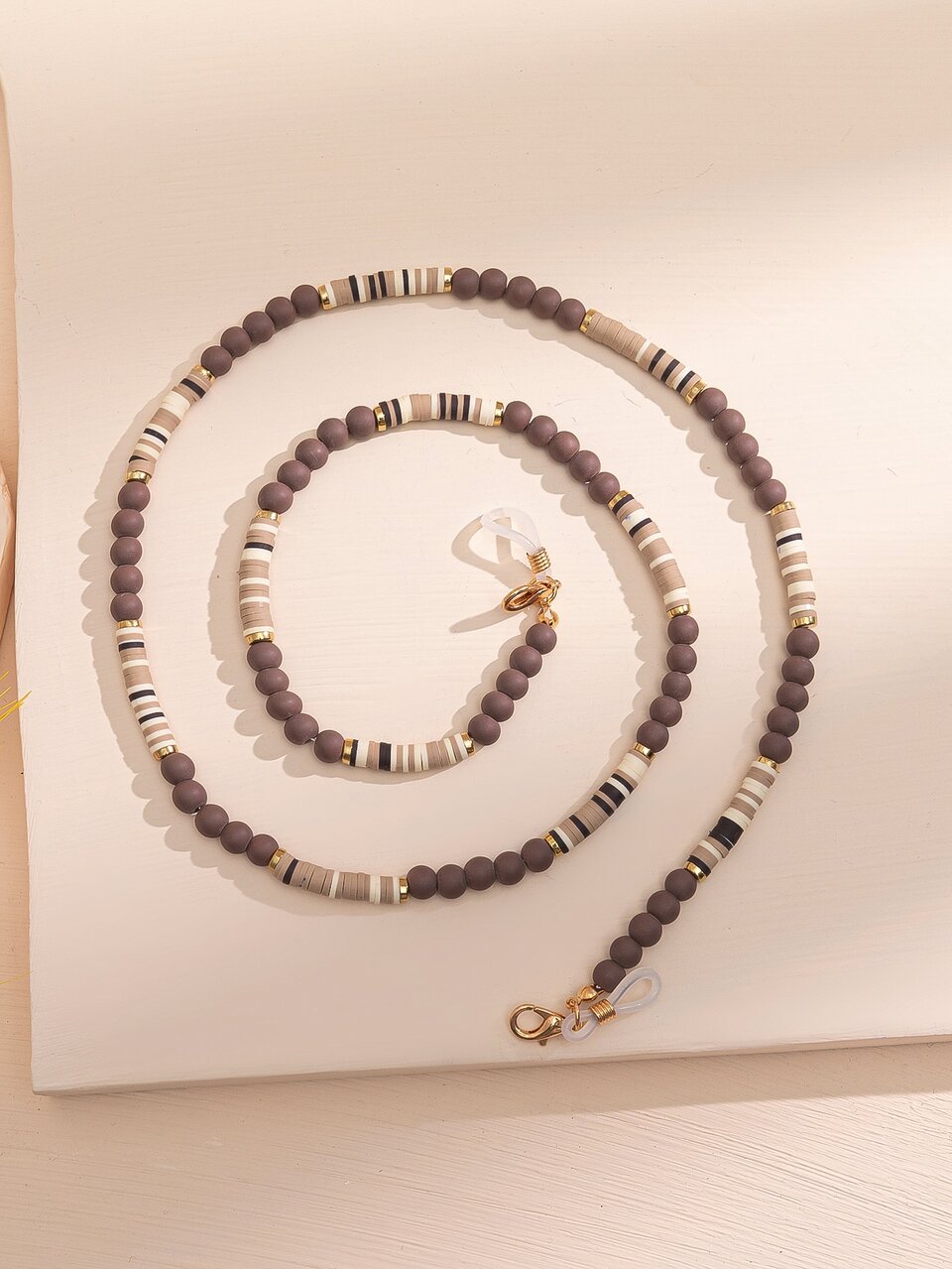 Boho Color Block Beaded Glasses Chain Glasses Accessories For Women
