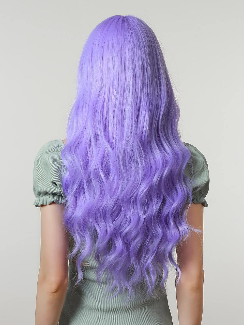 Long Curly Cosplay Synthetic Wig With Bangs