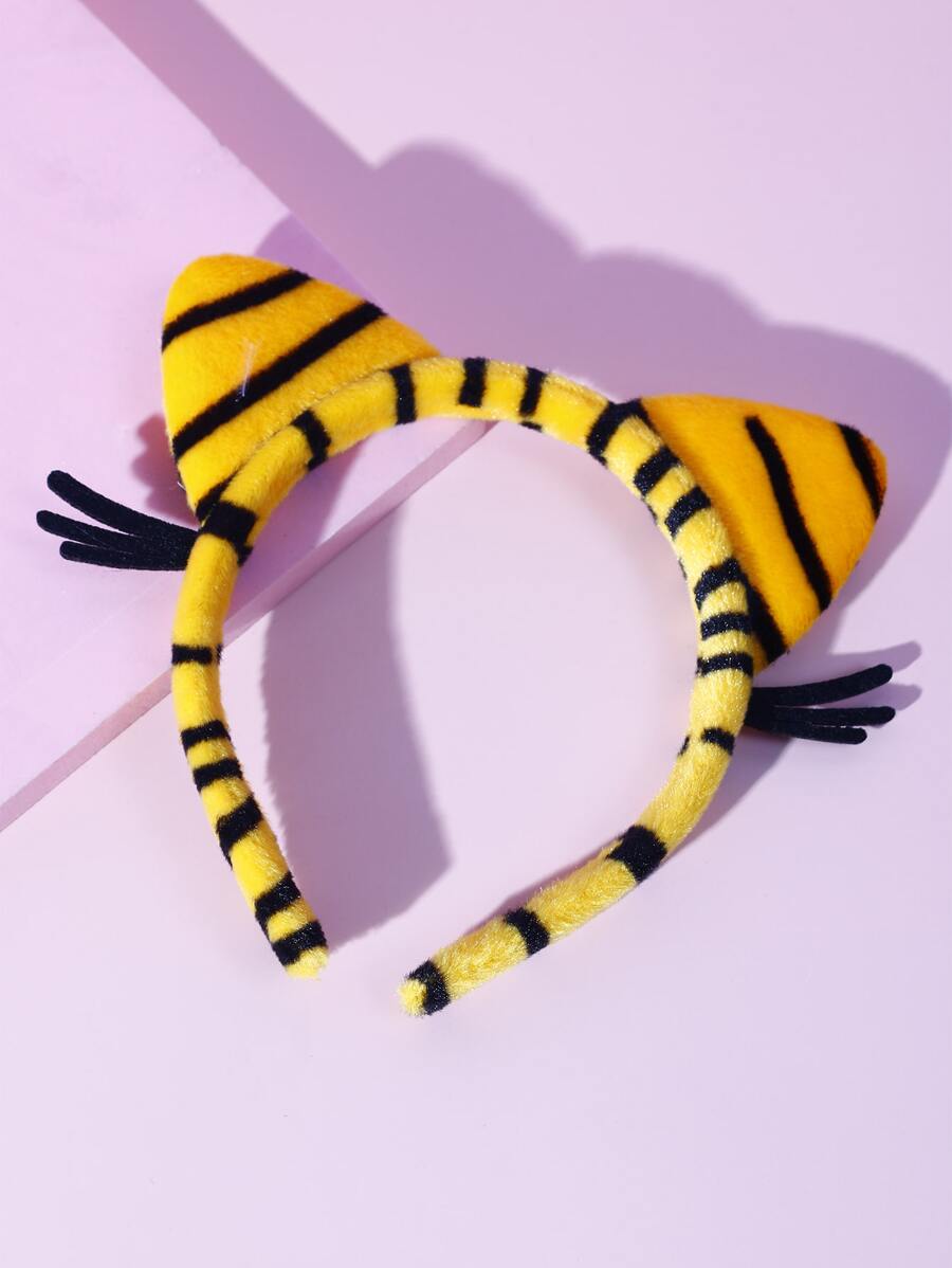 con tigre Disfraz Diadema - Multicolor - Ver 1