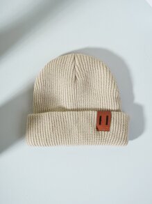 1入組男女皆宜針織滑雪帽,y2k風格,輕薄透氣,適合秋冬戶外活動