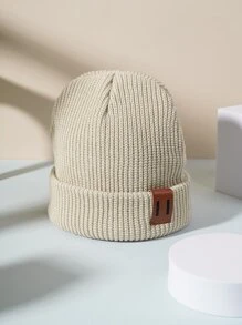 1入組男女皆宜針織滑雪帽,y2k風格,輕薄透氣,適合秋冬戶外活動