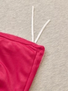 球球裝飾被套套裝不附帶內芯 - 紅色 - 查看 7