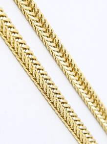 CONTAINEVERY Metal Chain Design Bag Strap Bag Accessories DIY Accessories Adjustable Replacement Shoulder Strap Stylish Durable - Gold - View 4