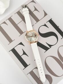 JUXIAOSHOU Round Pointer Quartz Watch