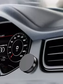 極簡風格磁性手機車載支架 - 黑色 - 查看 1