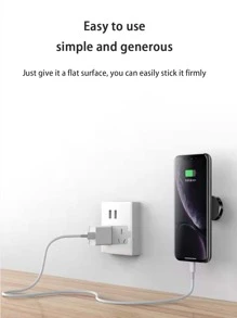 極簡風格磁性手機車載支架 - 黑色 - 查看 3