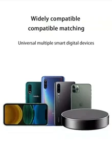 極簡風格磁性手機車載支架 - 黑色 - 查看 5