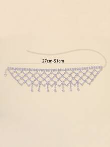 قلادة مرصعة بالراين