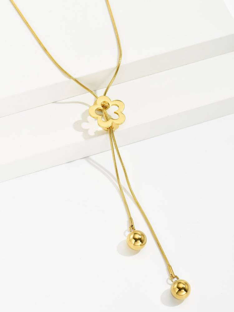 Flower Decor Y Lariat Necklace Valentines,Mom,Mother,Mother's Day,Gift