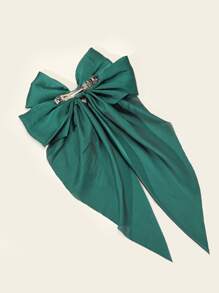 Kẹp tóc trang trí nơ dùng hàng ngày cho bé gái Kiểu tóc thường ngày dễ thương Halloween - màu xanh lá - Xem 2