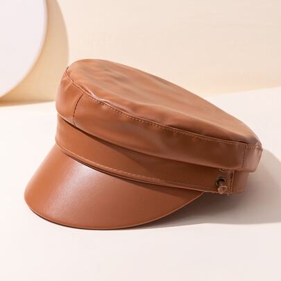Solid Baker Boy Cap