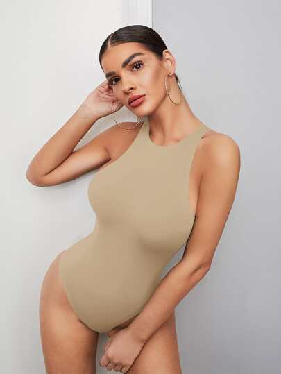 SHEIN BAE Body moulant sans manches