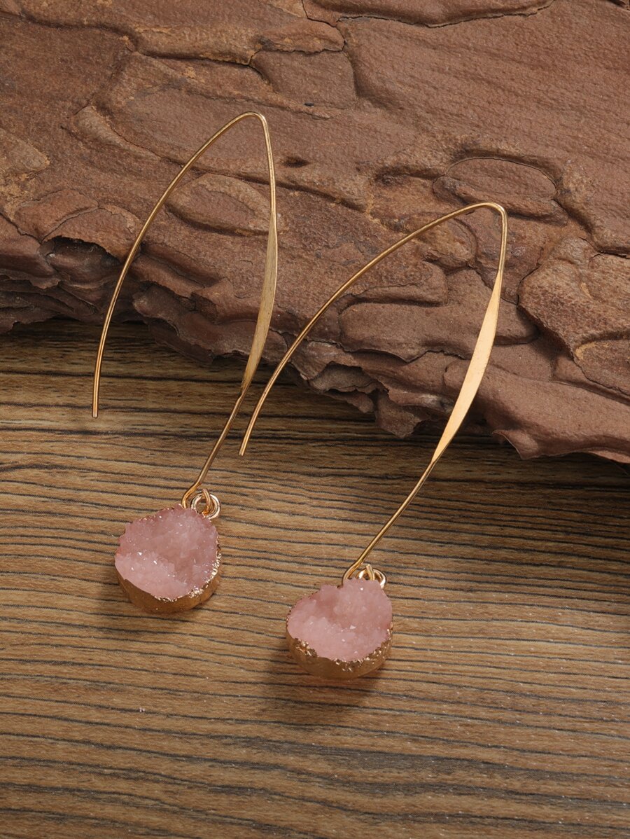 Hoa tai tròn quyến rũ - Nhiều màu - Xem 1