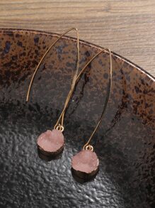 Hoa tai tròn quyến rũ - Nhiều màu - Xem 5