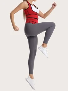 Entrenador De Cintura Corsé Cinturón De Entrenamiento Corporal Chaleco Modelador De Abdomen Faja Entrenador De Cintura Corsé - Rojo - Ver 2