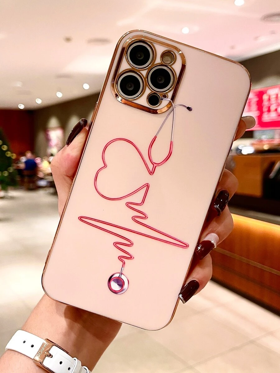 Hộp đựng điện thoại mẫu ống nghe - Hồng - Xem 1