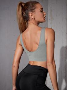 Yoga Sxy Sujetador deportivo soporte medio inconsútil de espalda baja