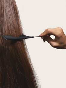 Set de 4 peines con mango de cola de rata - Negro - Ver 2