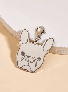 1pc Metal Stainless Steel Customized Laser Engraved Pet ID Tag, Dog And Cat Gift Accessory - Multicolor - View 2