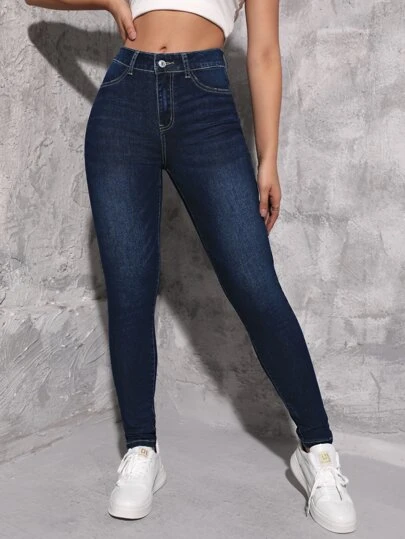 Flexra Dark Wash Skinny Jeans
