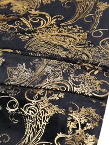 CLOUDSTYLE Men Lapel Collar Paisley Print Blazer - Multicolor - View 8