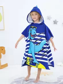 Khăn tắm cho trẻ em hoạt hình khủng long - Nhiều màu - Xem 3