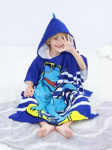 Khăn tắm cho trẻ em hoạt hình khủng long - Nhiều màu - Xem 4