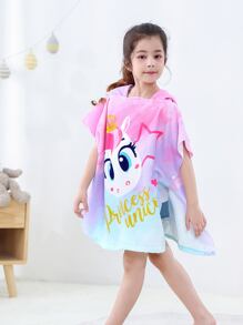 卡通圖案兒童浴巾