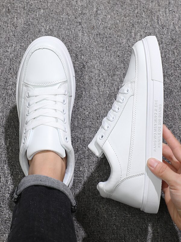 Hombres Zapatillas de skate minimalista con cordón delantero