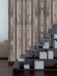 Giấy dán tường hoa văn bằng gỗ 1roll - Nhiều màu - Xem 2