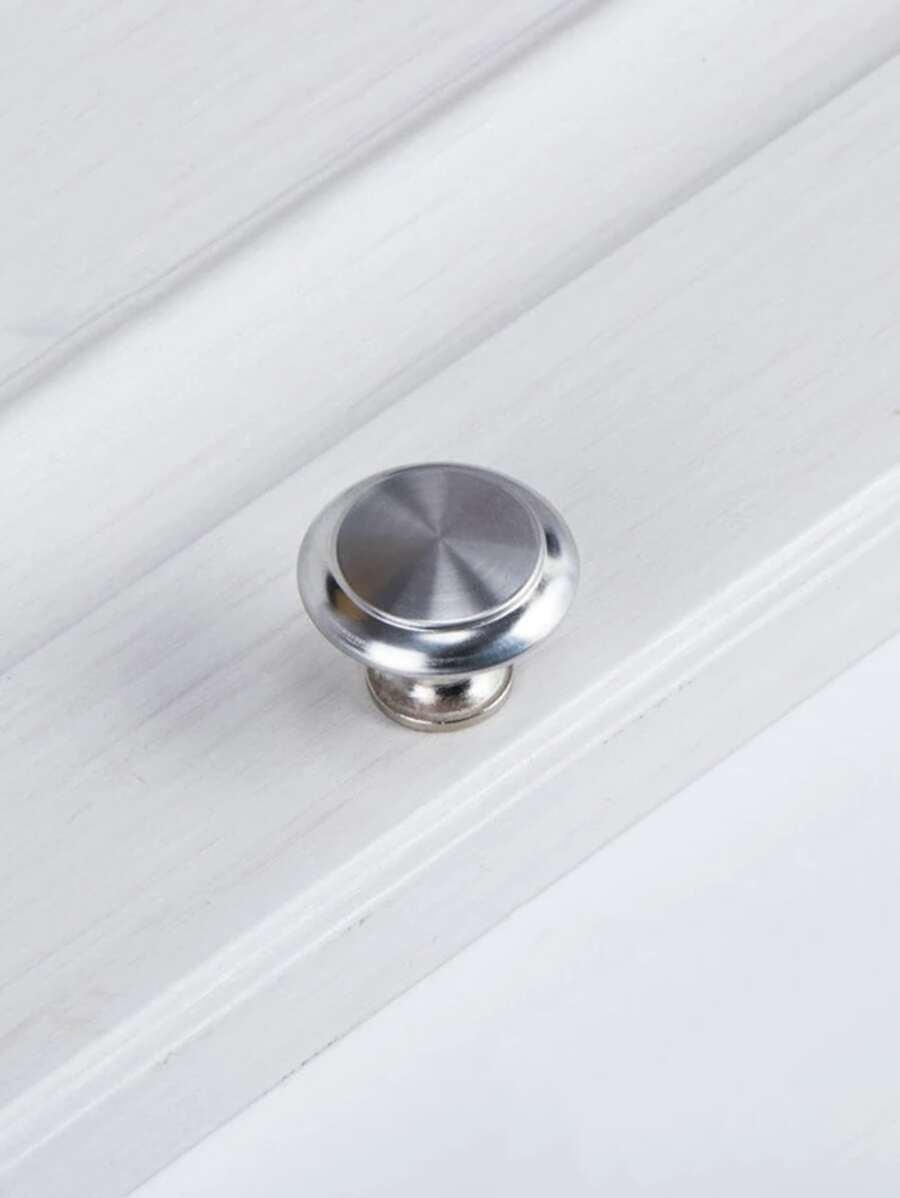 5入組不銹鋼抽屜把手 - 銀色 - 查看 1