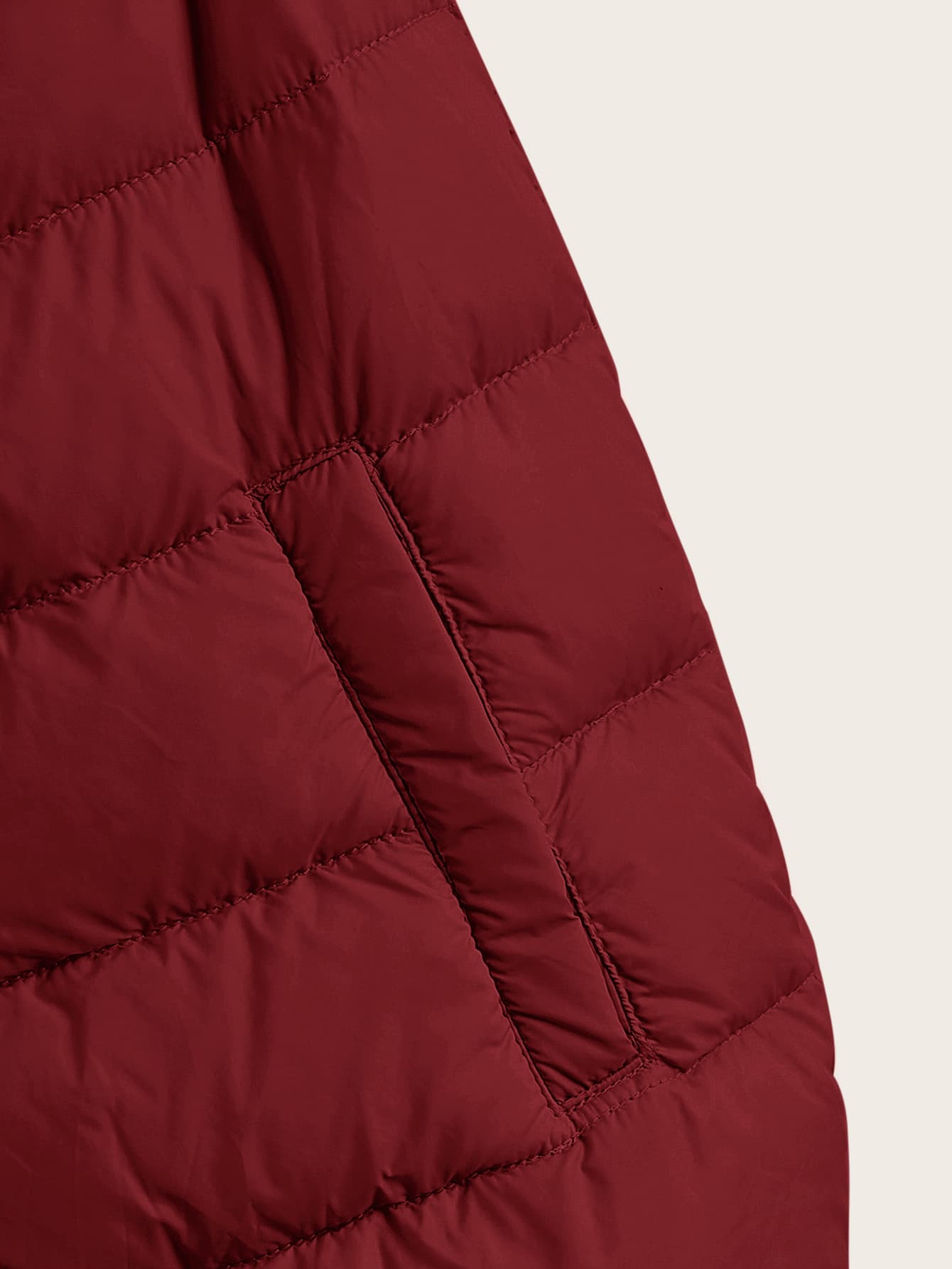Girls Zip Up Hooded Down Vest Coat