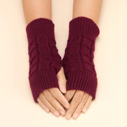 Solid Knit Gloves