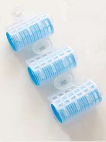 3pcs Hair Curling Roller - Blue - View 1