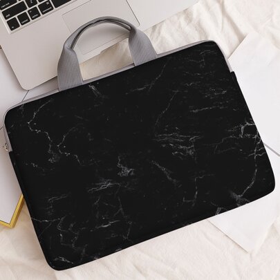 14 Inch Marble Print Laptop Bag