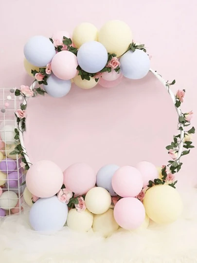1套塑料裝飾氣球花環派對中心裝飾氣球花環場景裝飾